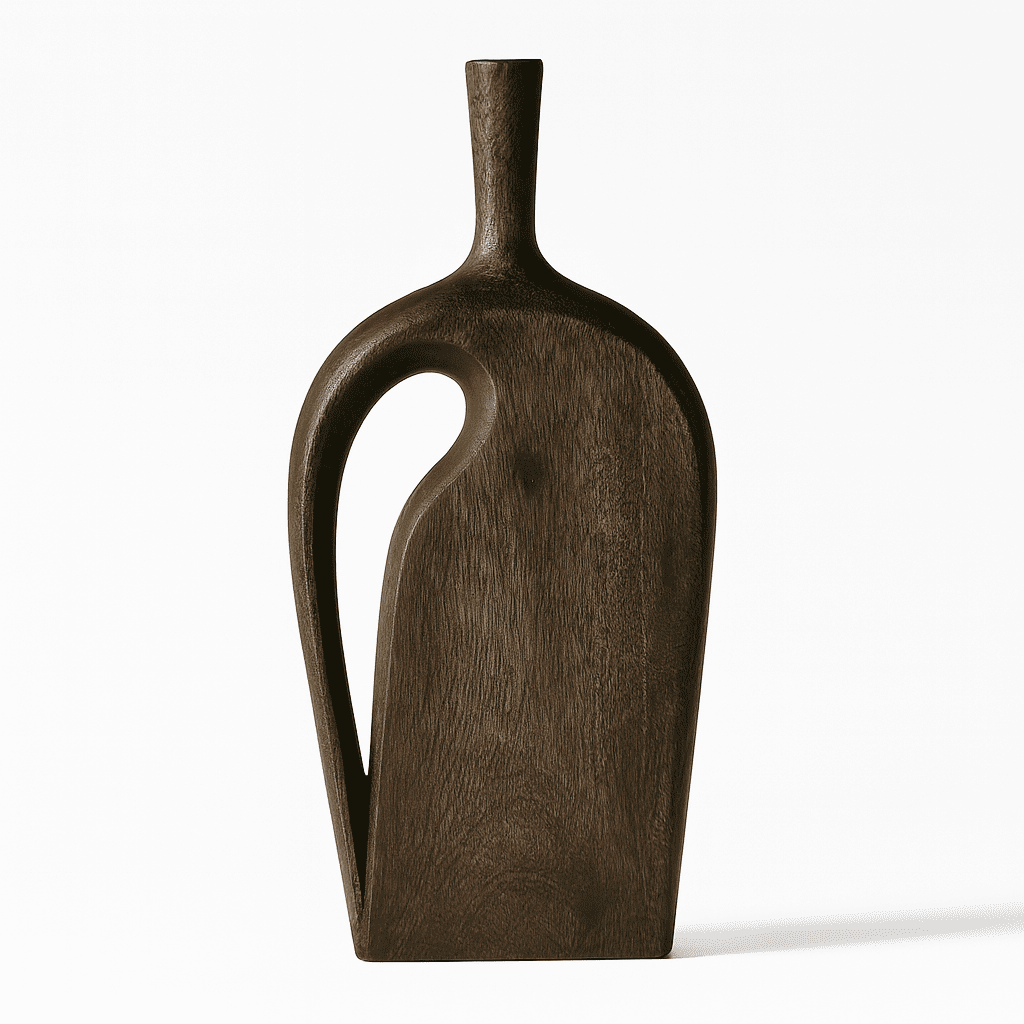 Modern Minimalist Wooden Vase