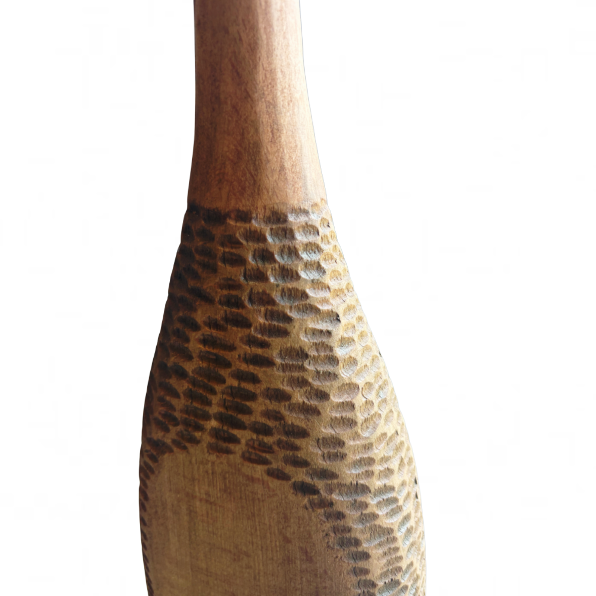 Tall Minimalist Wooden Vase