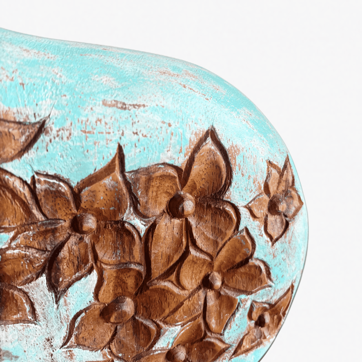 Floral Embossed Decorative Vase