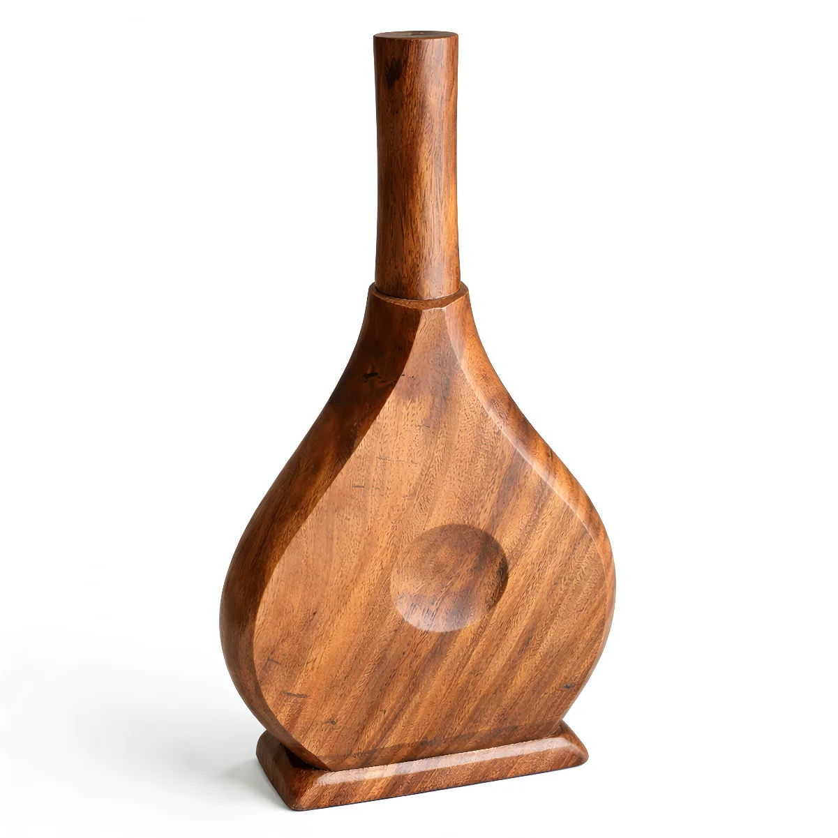 Droplet Base Wooden Vase