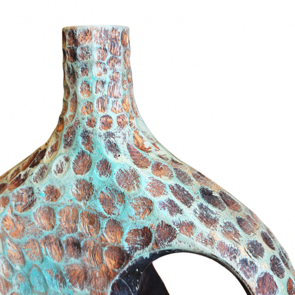 Textured Abstract Decorative Vase
