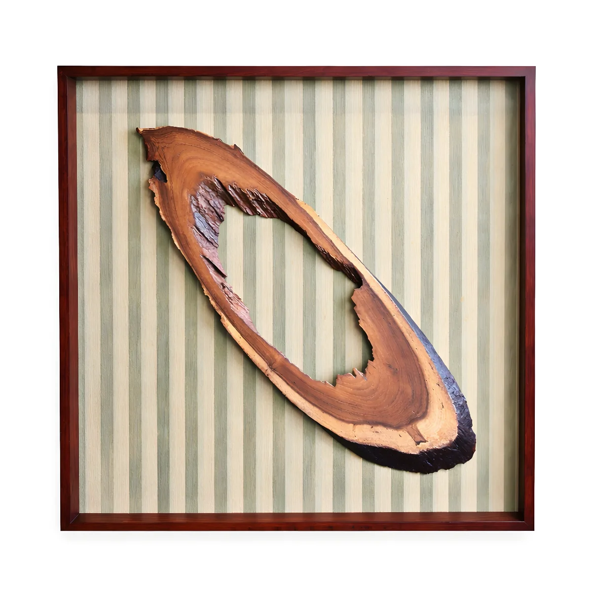 Vertical Grain Drift - Signature Wall Art