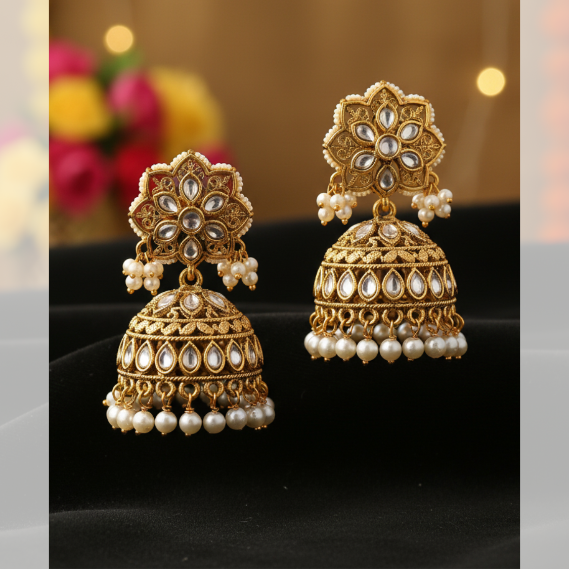 Navy Blue Embroidered Lehenga Set