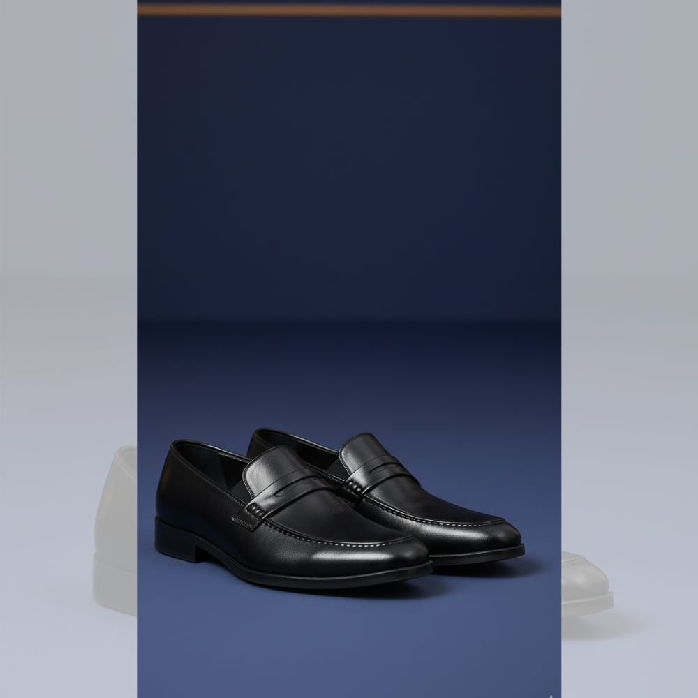 Men’s Embroidered Regal Sherwani Set with Classic Loafers