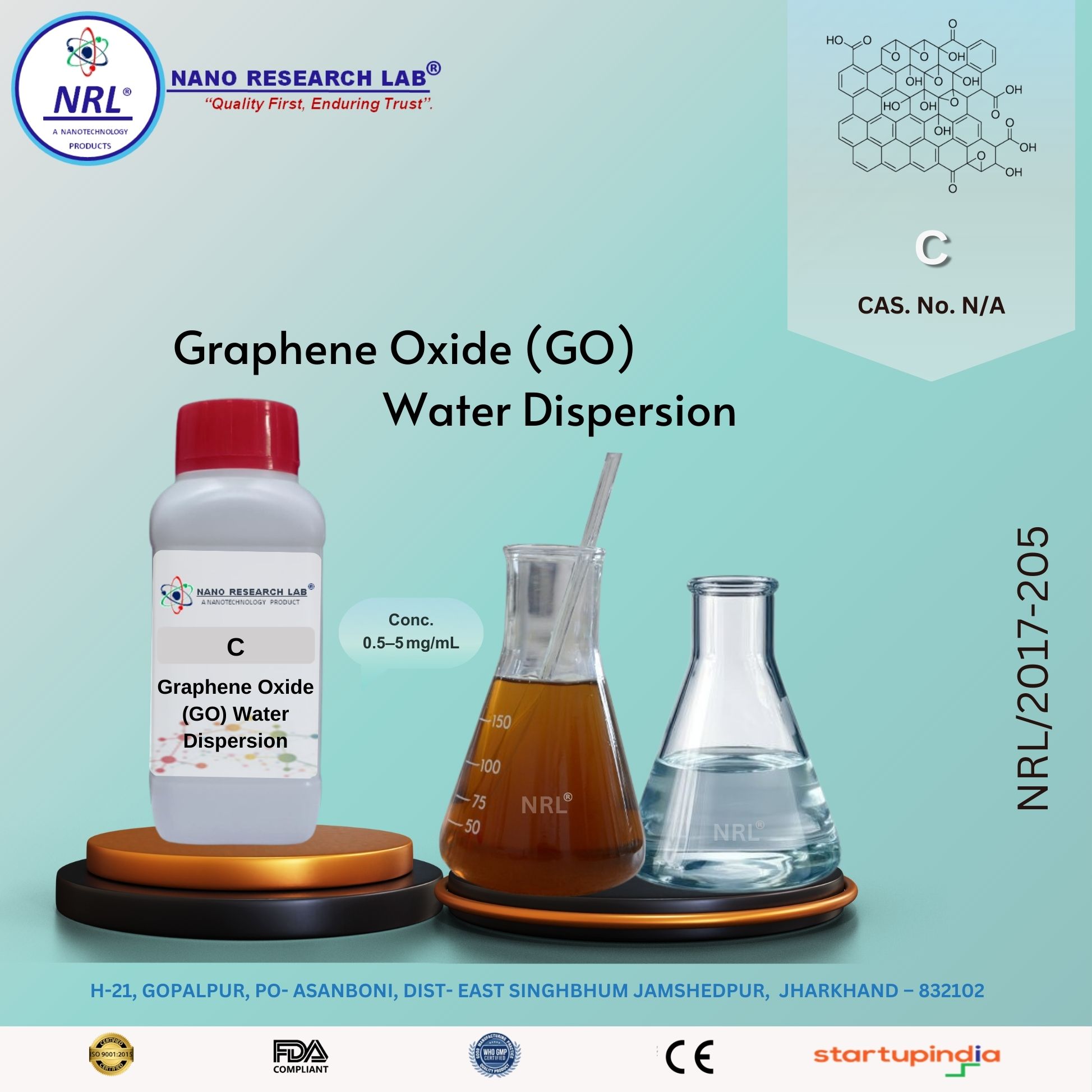 Graphene Oxide (GO) Water Dispersion