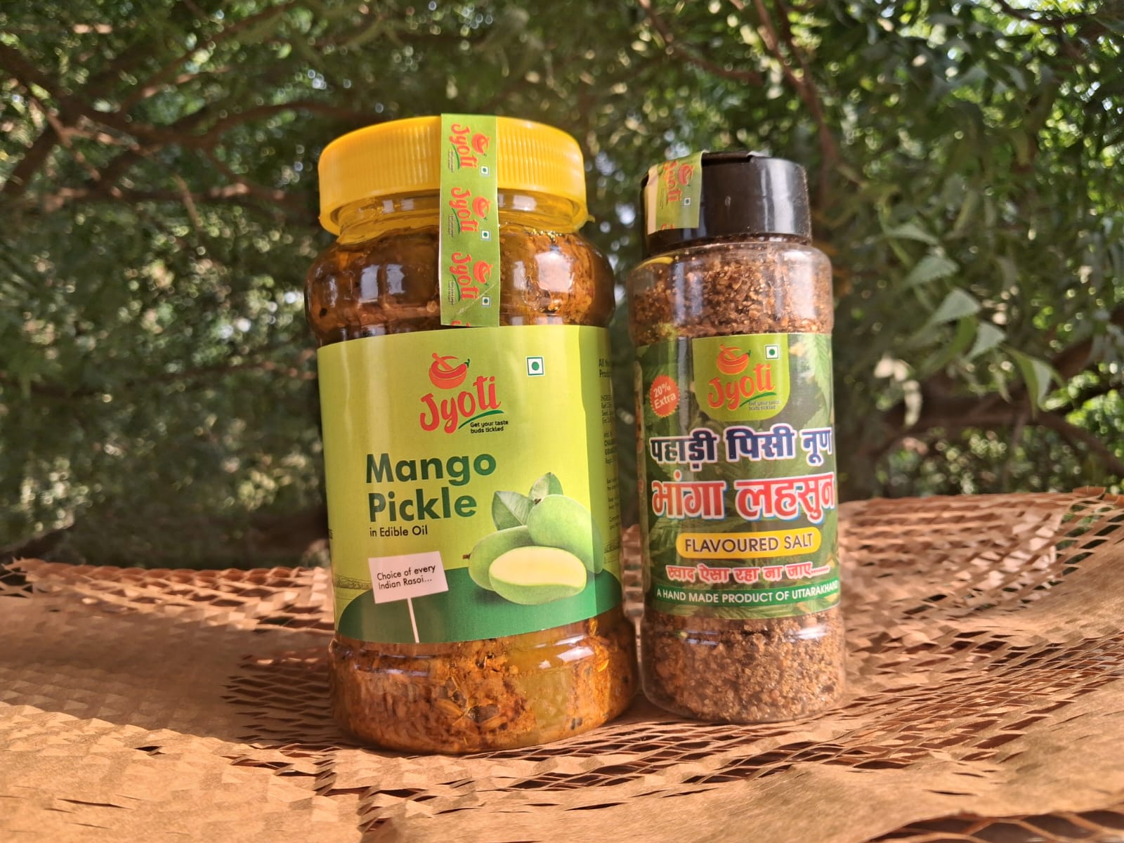 Jyoti Mango Pickle & Flavoured Salt Combo
