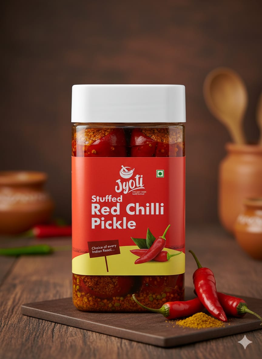 Stuffed Red Chili Pickle