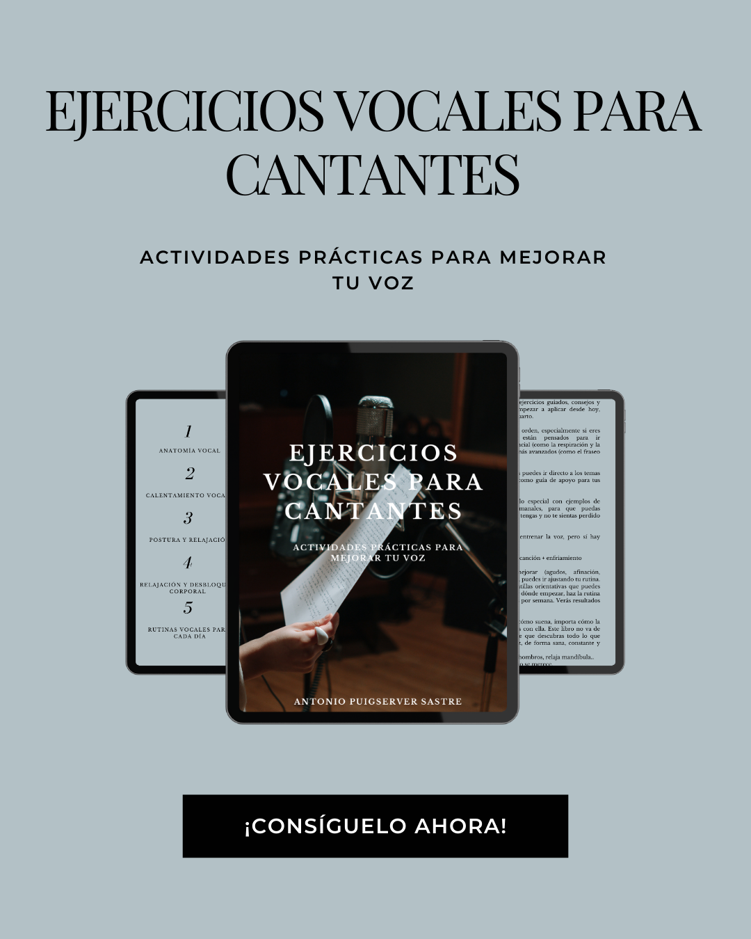 Ejercicios vocales para cantantes