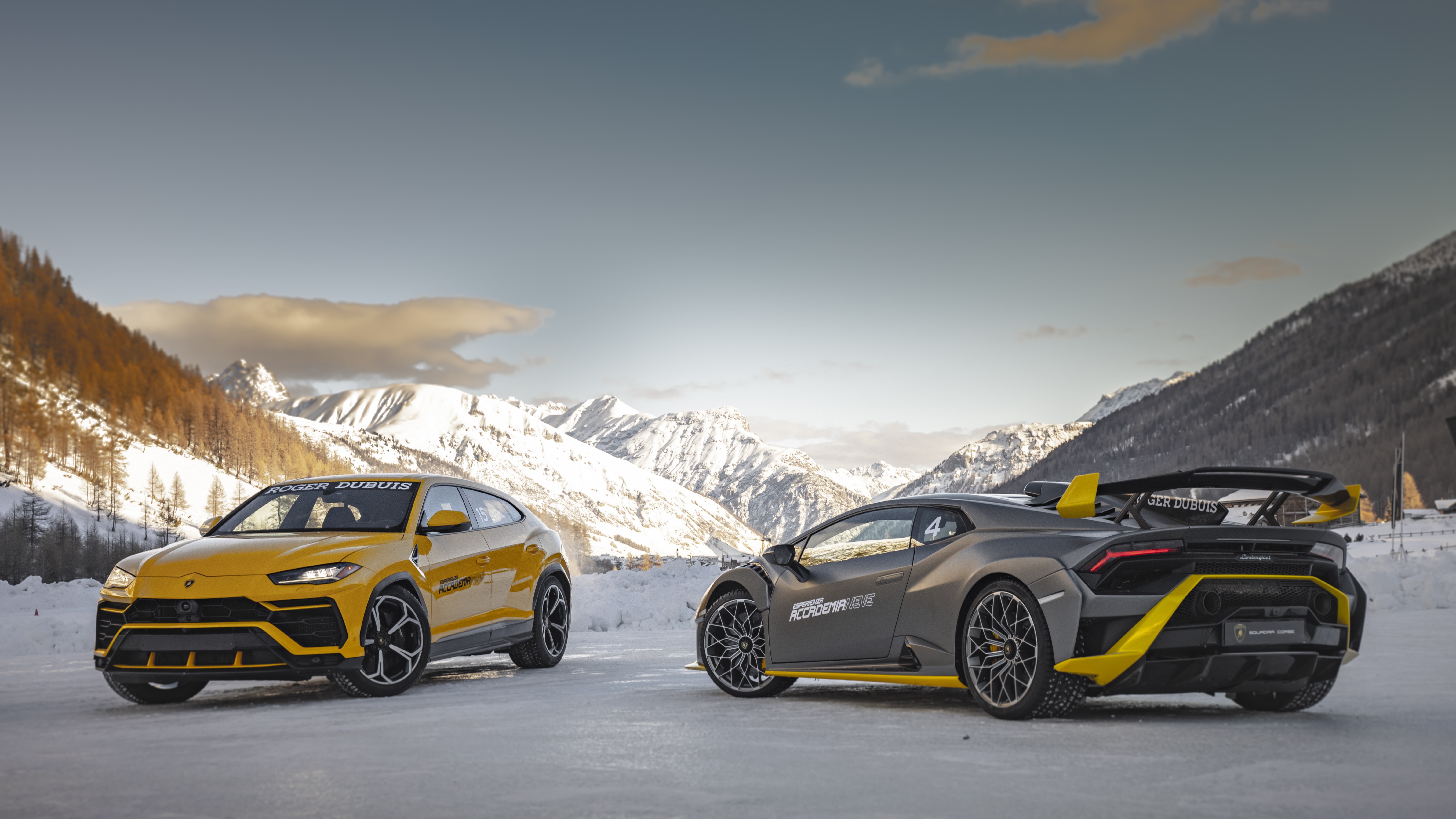Lamborghini Urus and Huracán
