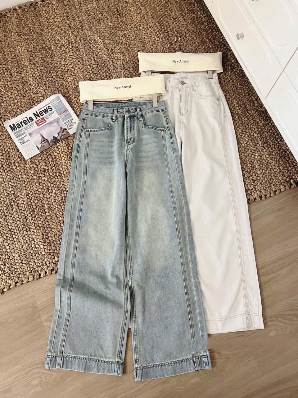 Quần jeans ống rộng