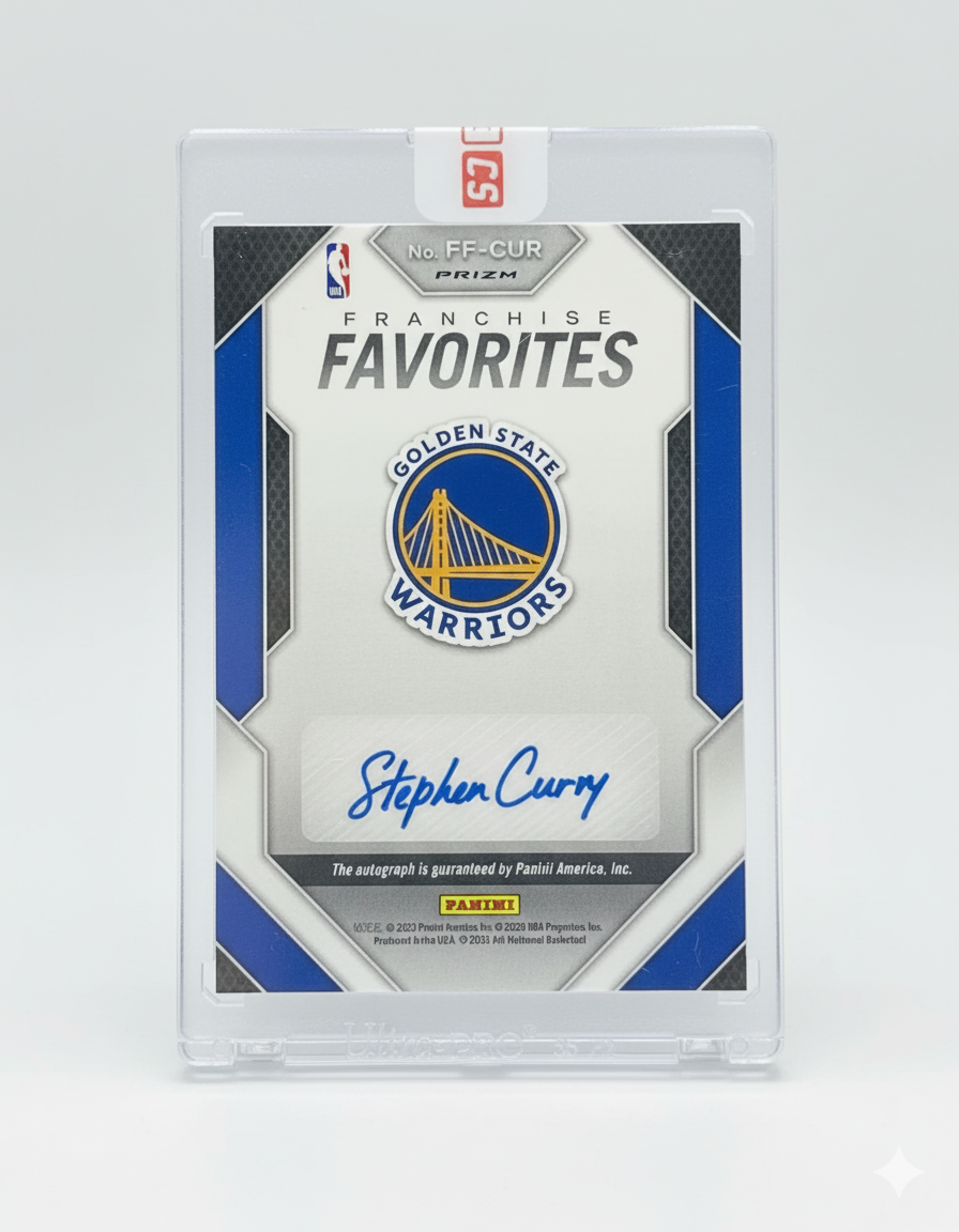2023 Stephen Curry Panini Prizm Franchise Favorites Silver Auto SEALED Autograph