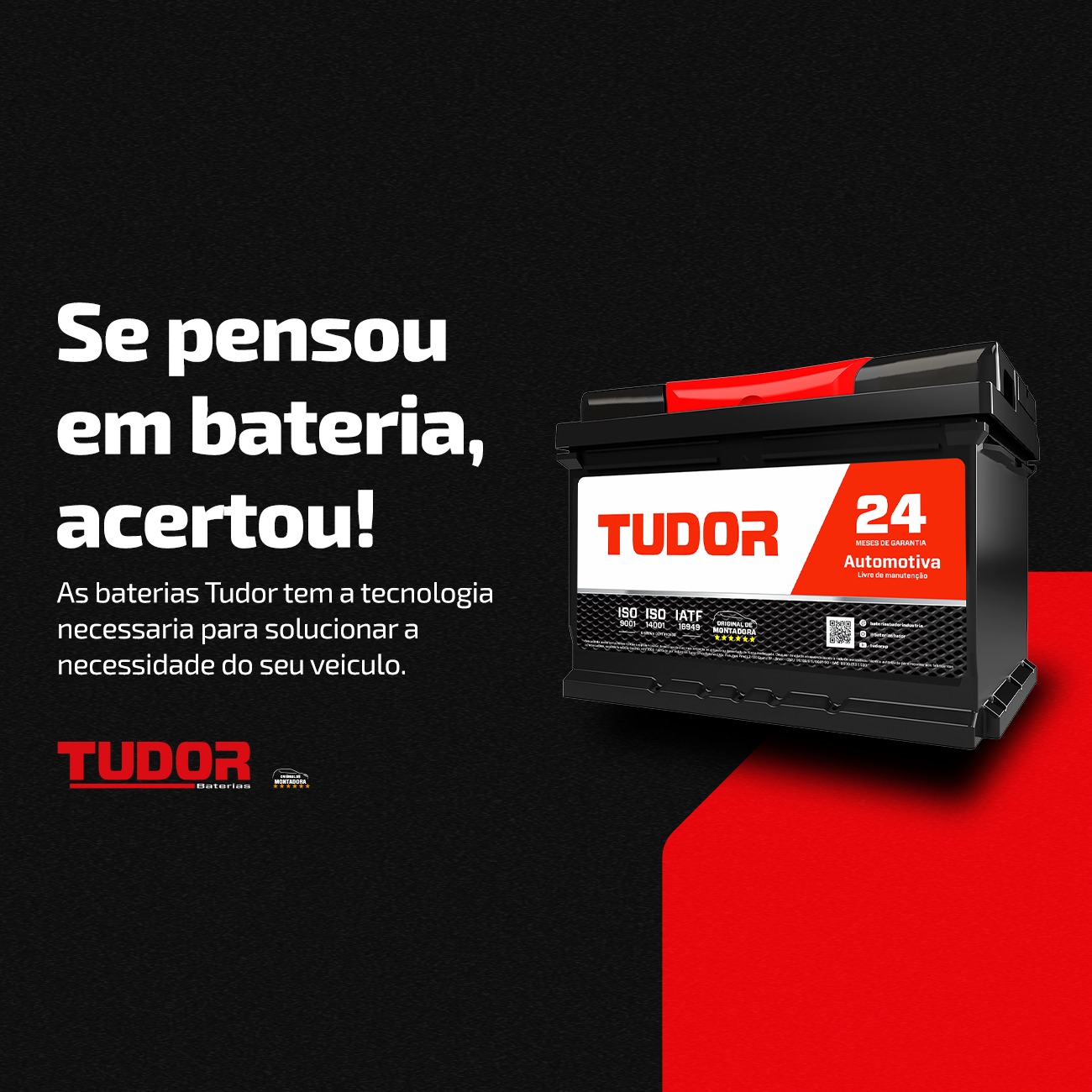 Bateria Tudor 60amperes