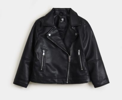 Black Faux Leather Jacket