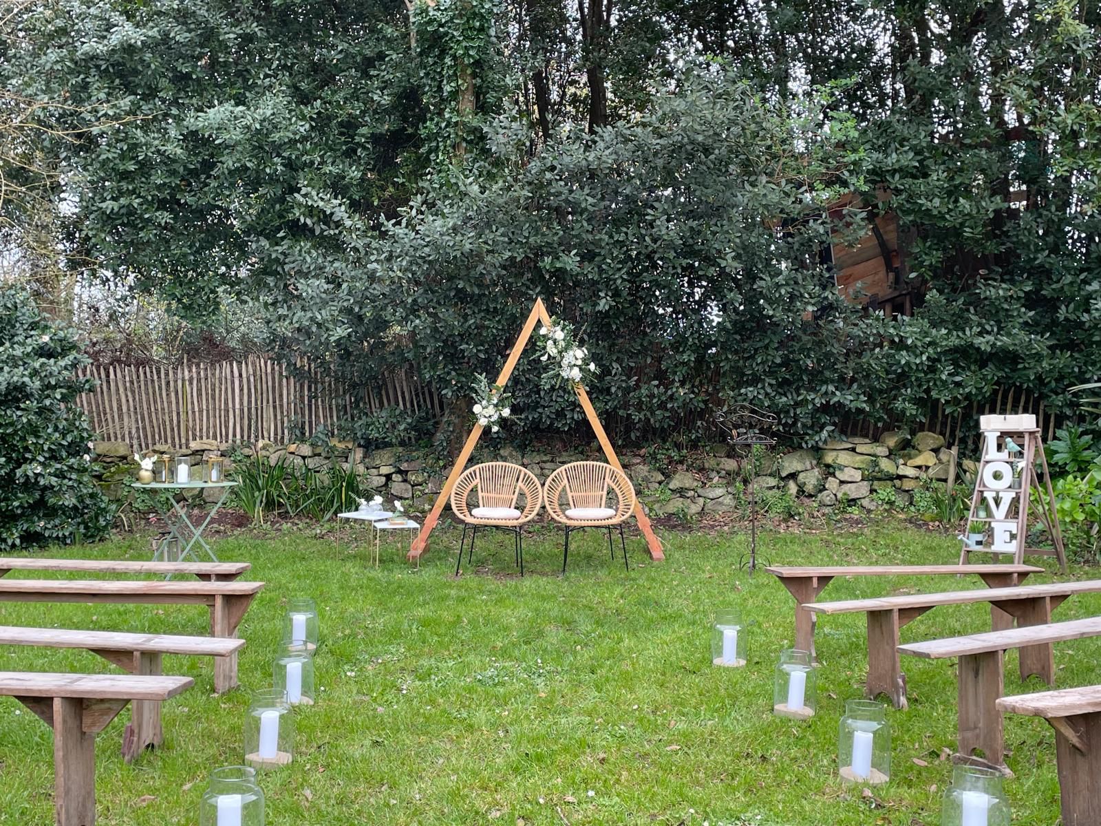 Arche triangulaire bois