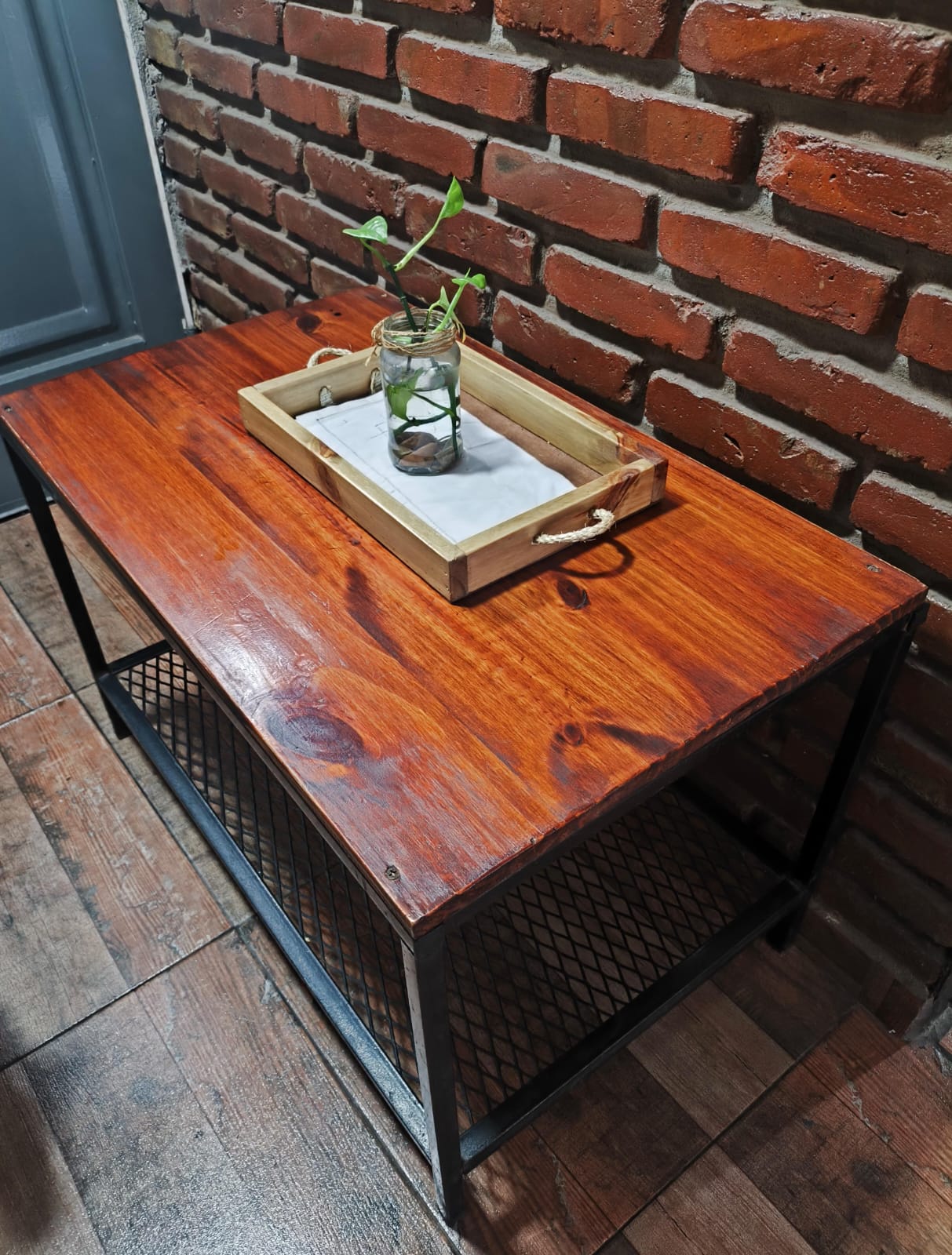 Mesa ratona doble con malla