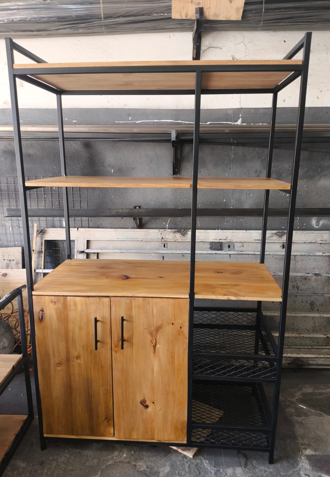 mueble industrial para cocina