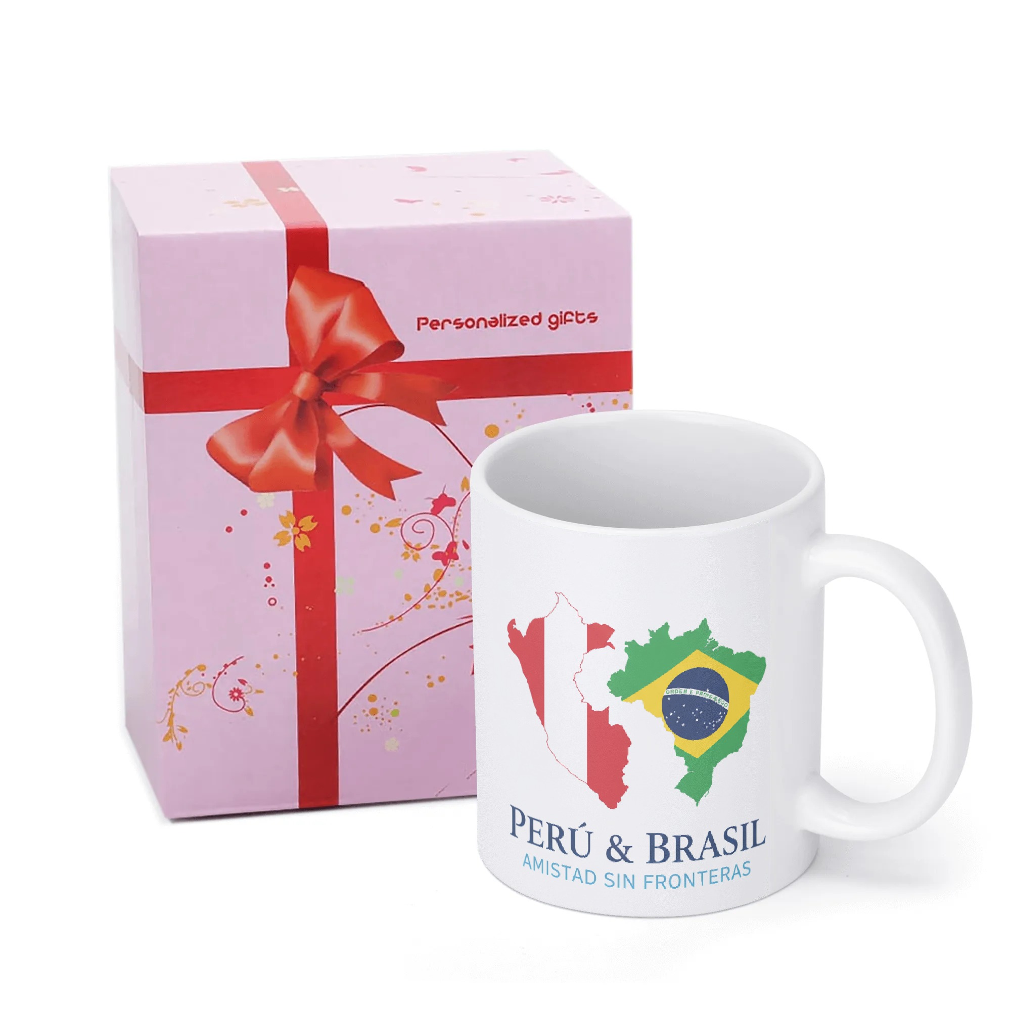 Caneca de Amizade Peru & Brasil