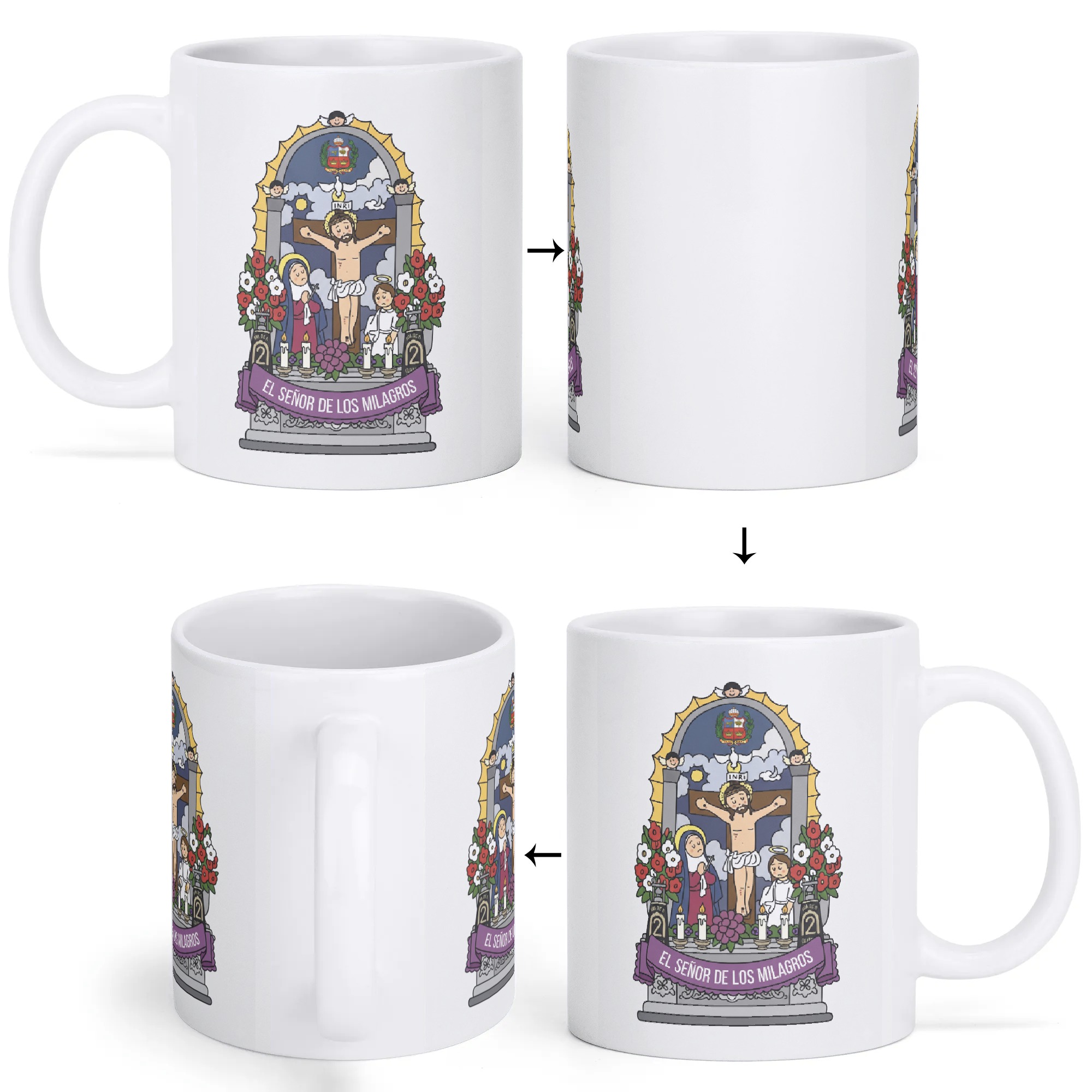 Caneca El Señor de los Milagros