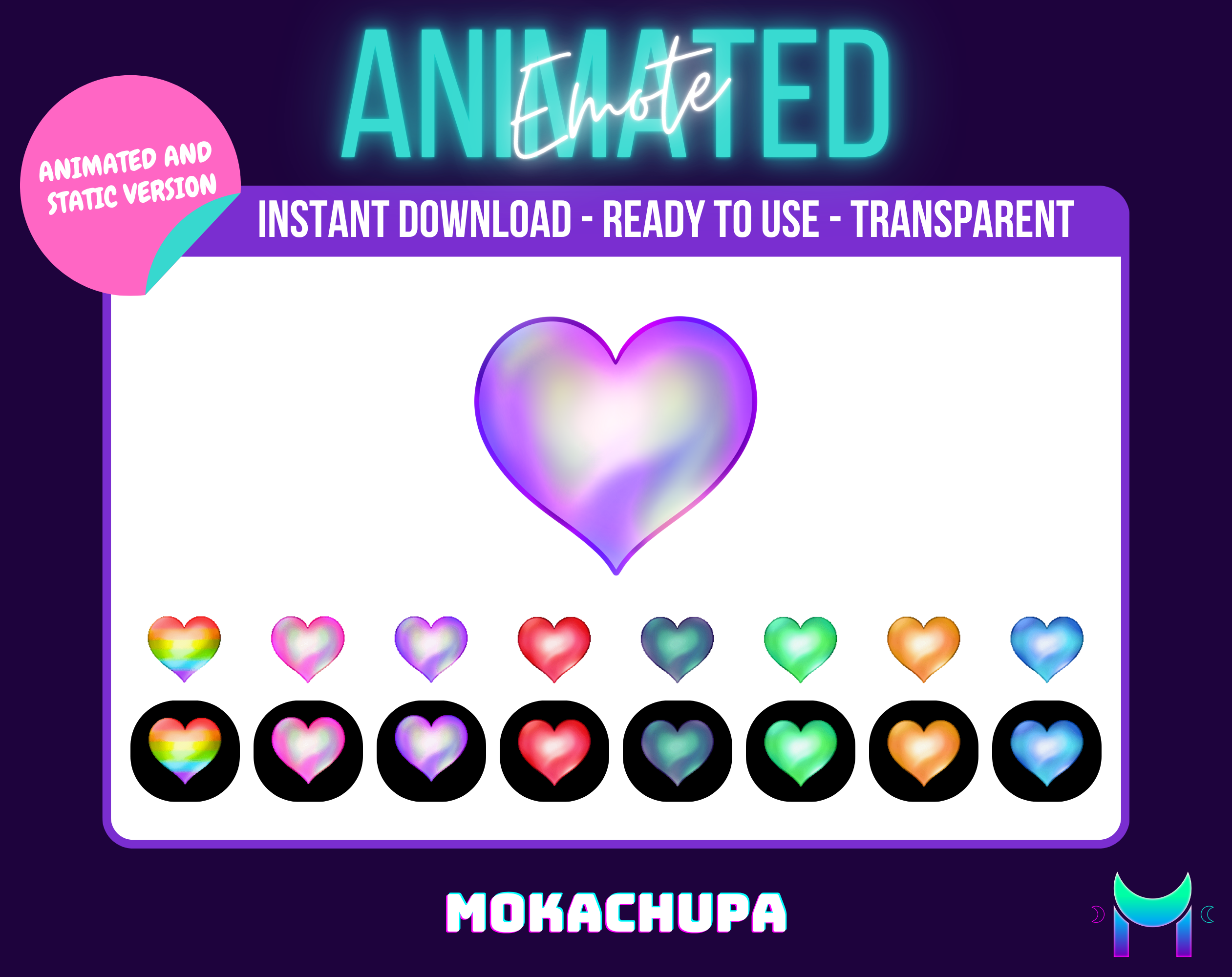 Animated Heart Emotes