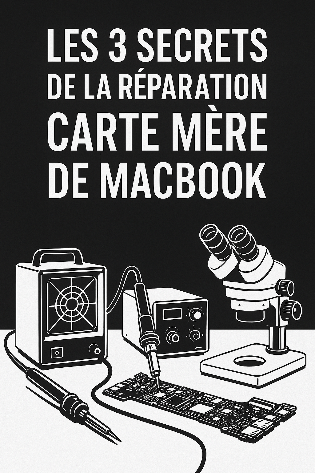 Les 3 secrets de la réparation carte mère de MacBook.