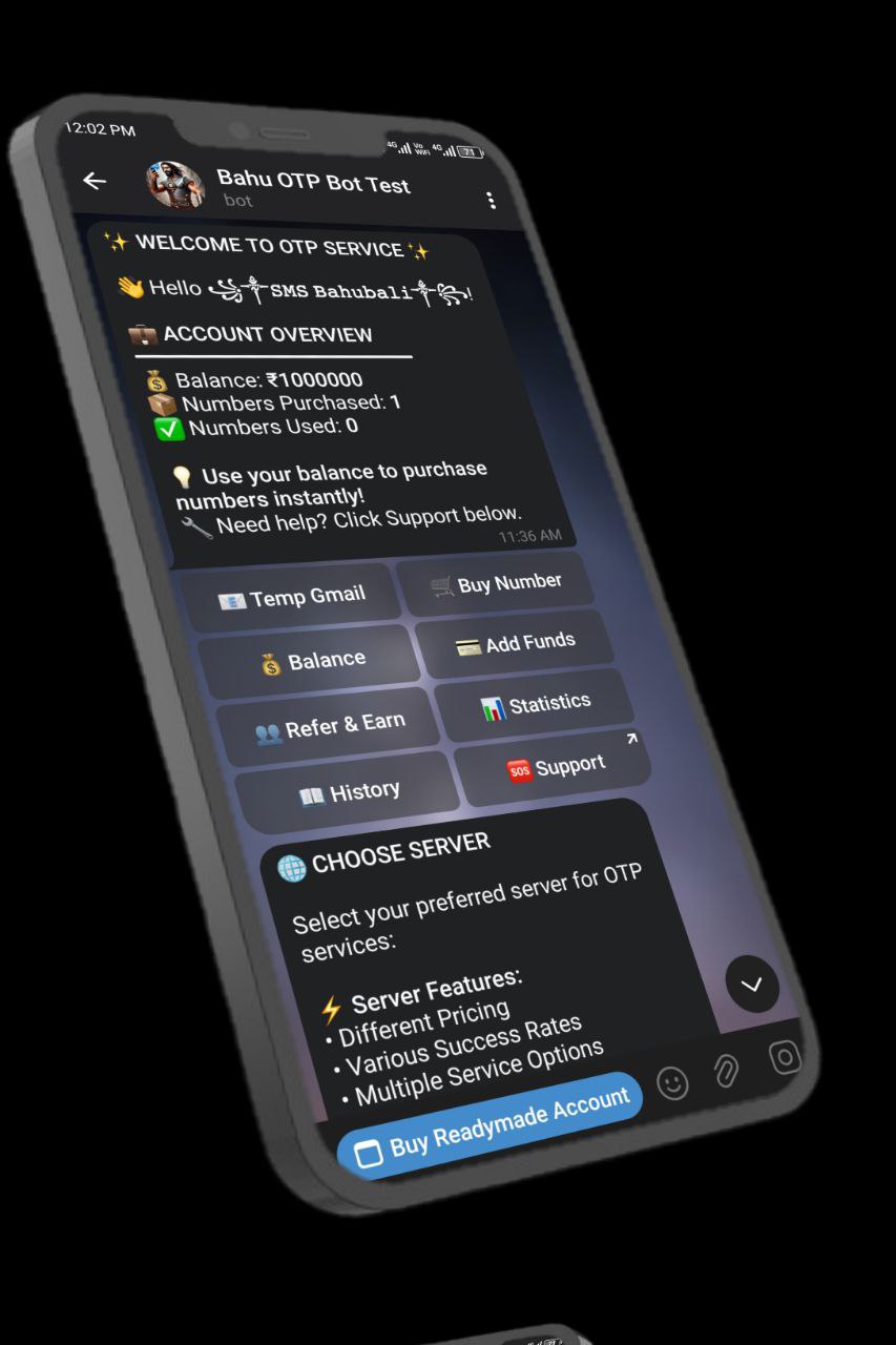 Virtual OTP Telegram Bot Script