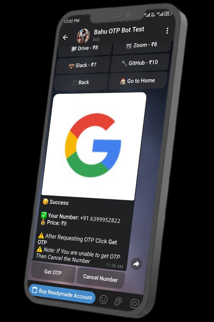 Virtual OTP Telegram Bot Script
