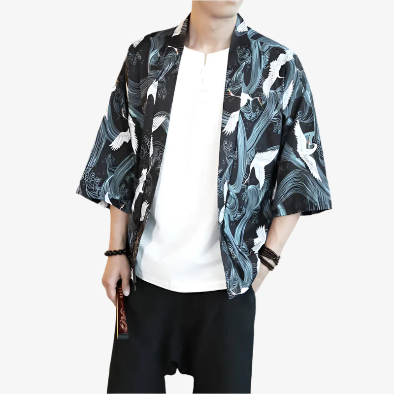 Kimono Style Mens Jacket