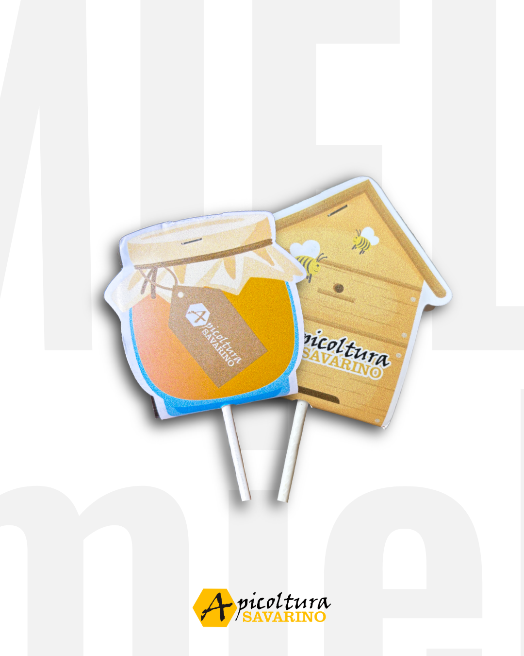 Lecca lecca al miele un pezzo Peso Netto 6g