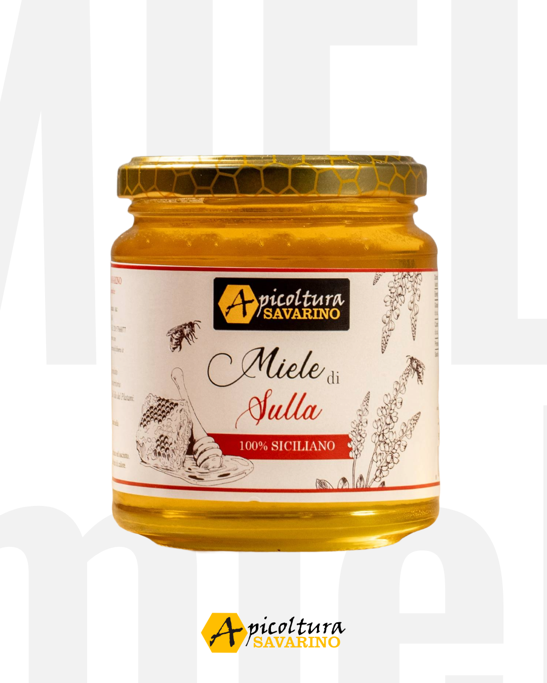 Miele di Sulla 100% Siciliano Peso Netto 400g