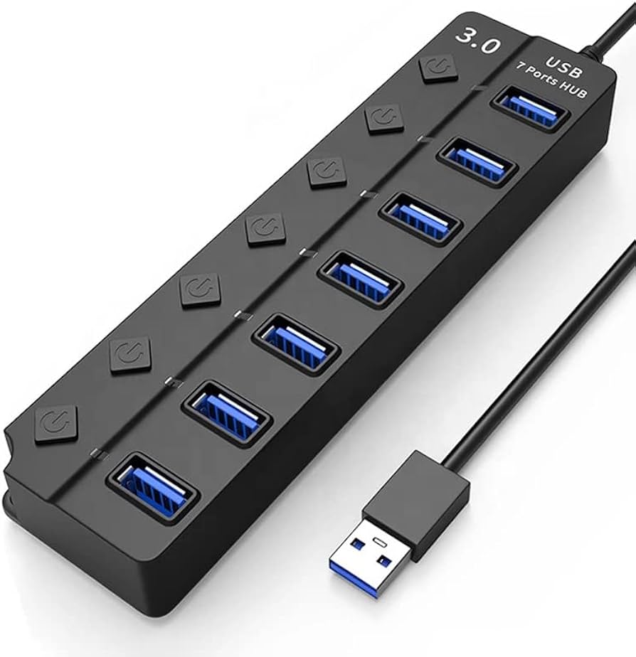 Hub USB 3.0 de 7 puertos