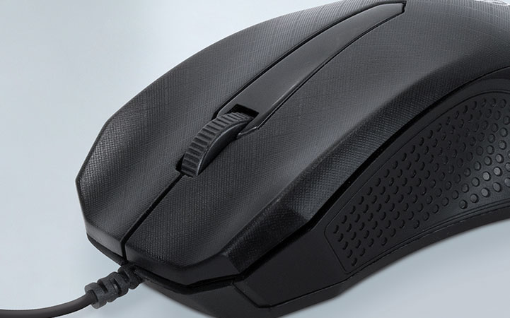 Mouse óptico con cable USB