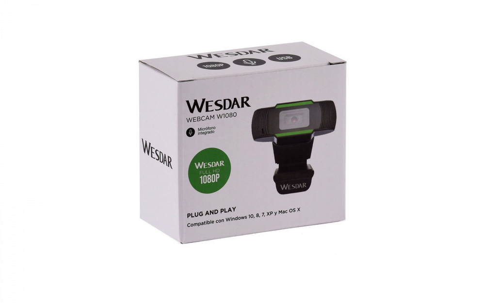 Cámara web Wesdar W1080