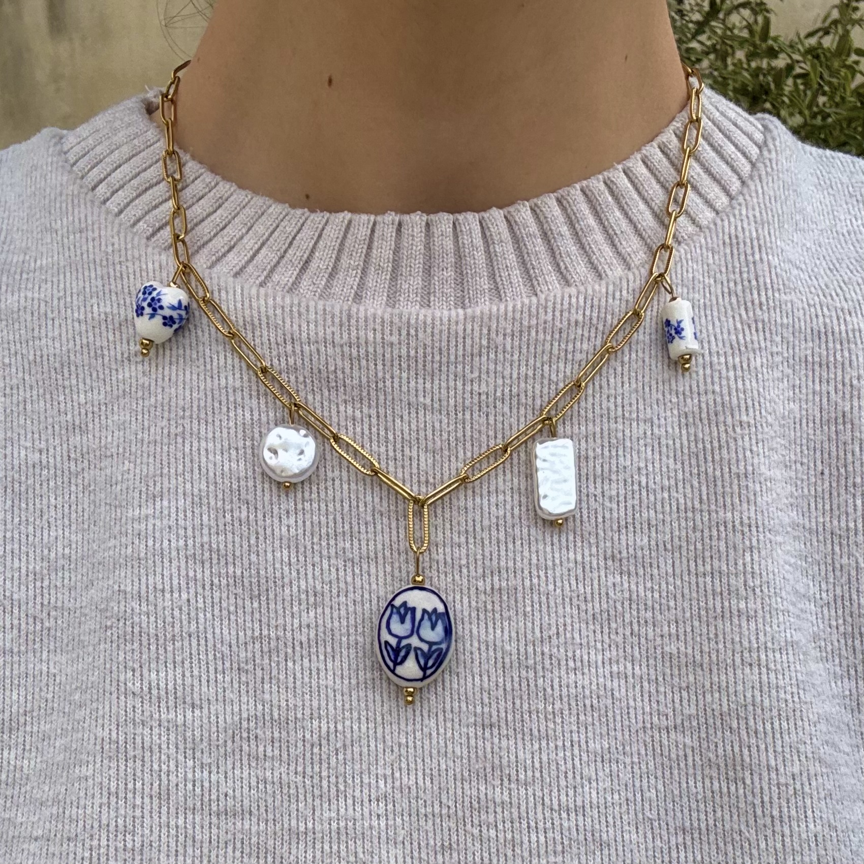 Collier à breloques "Mahé"