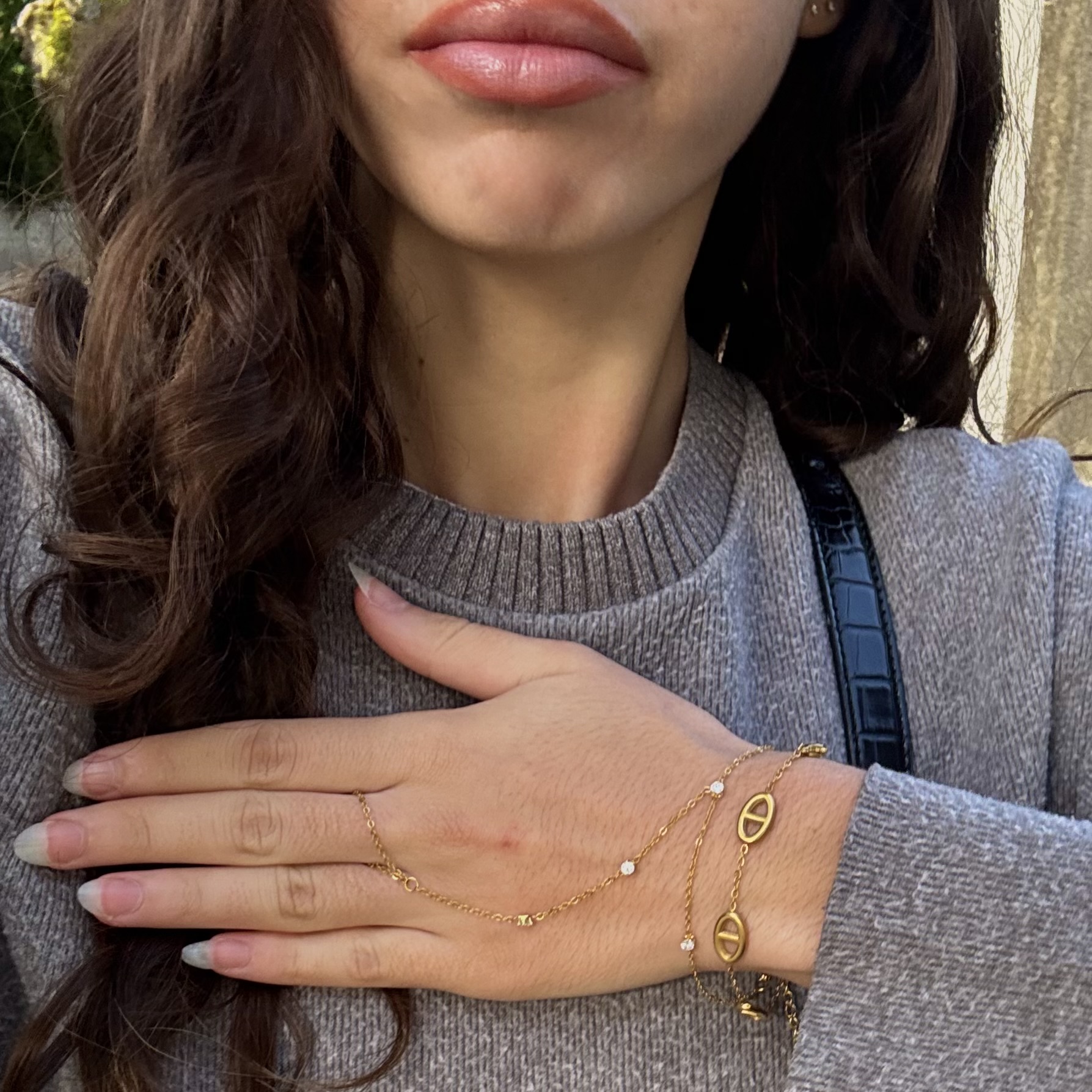 Chaîne de main "Jade"