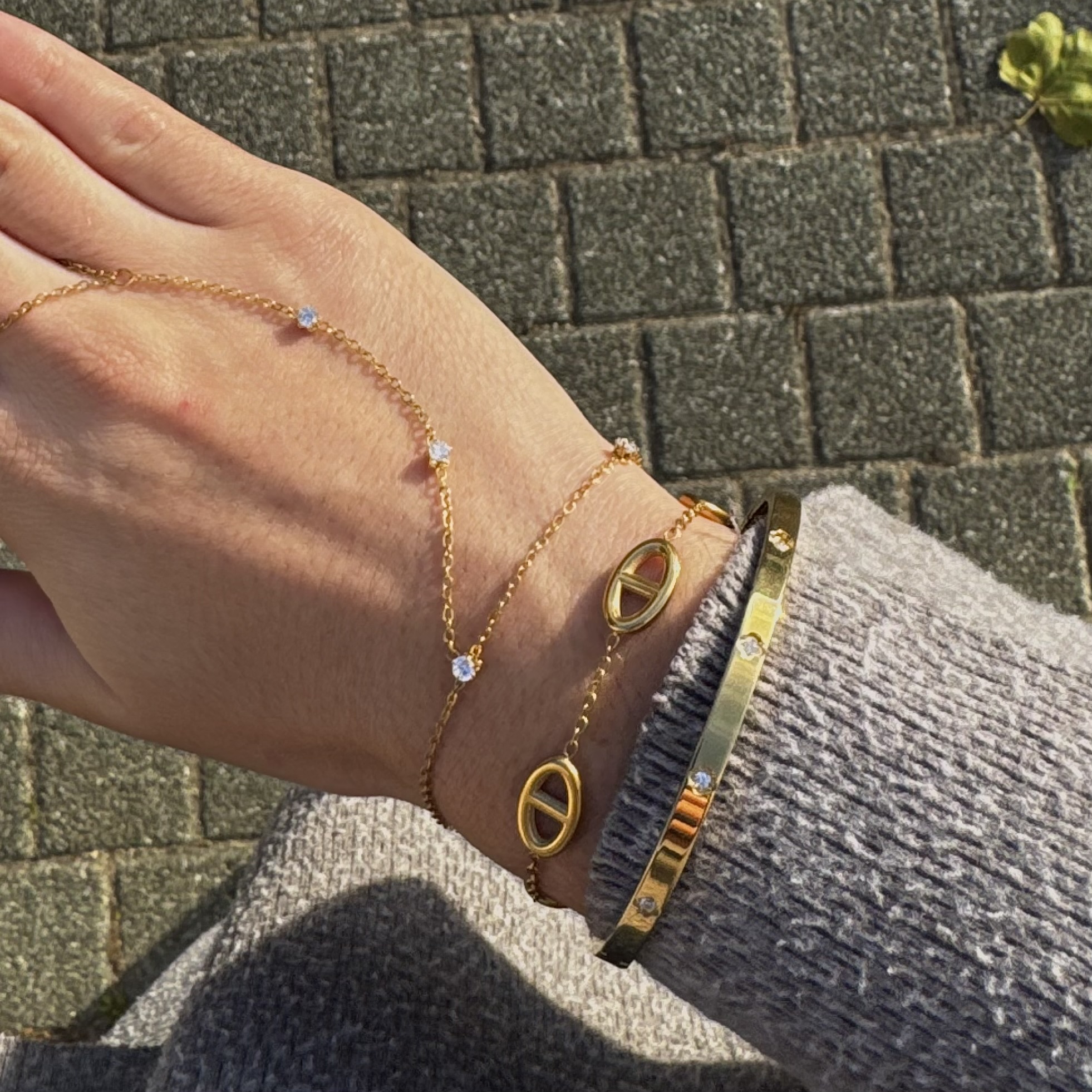 Chaîne de main "Jade"