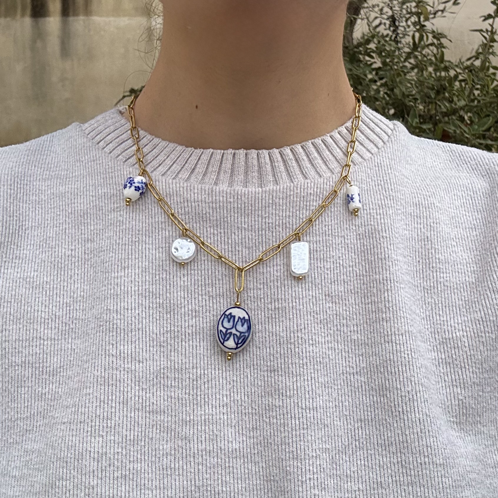 Collier à breloques "Mahé"