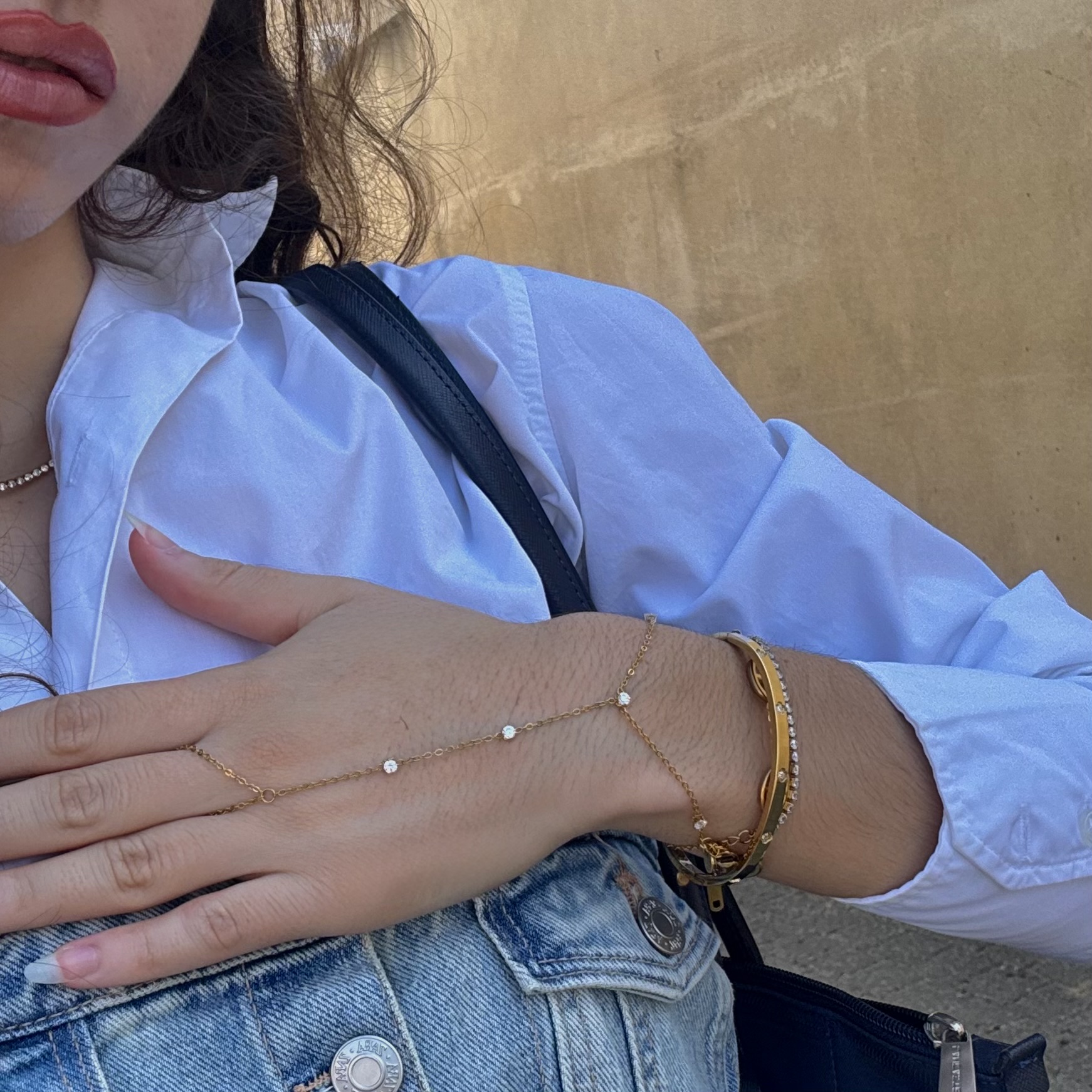 Chaîne de main "Jade"