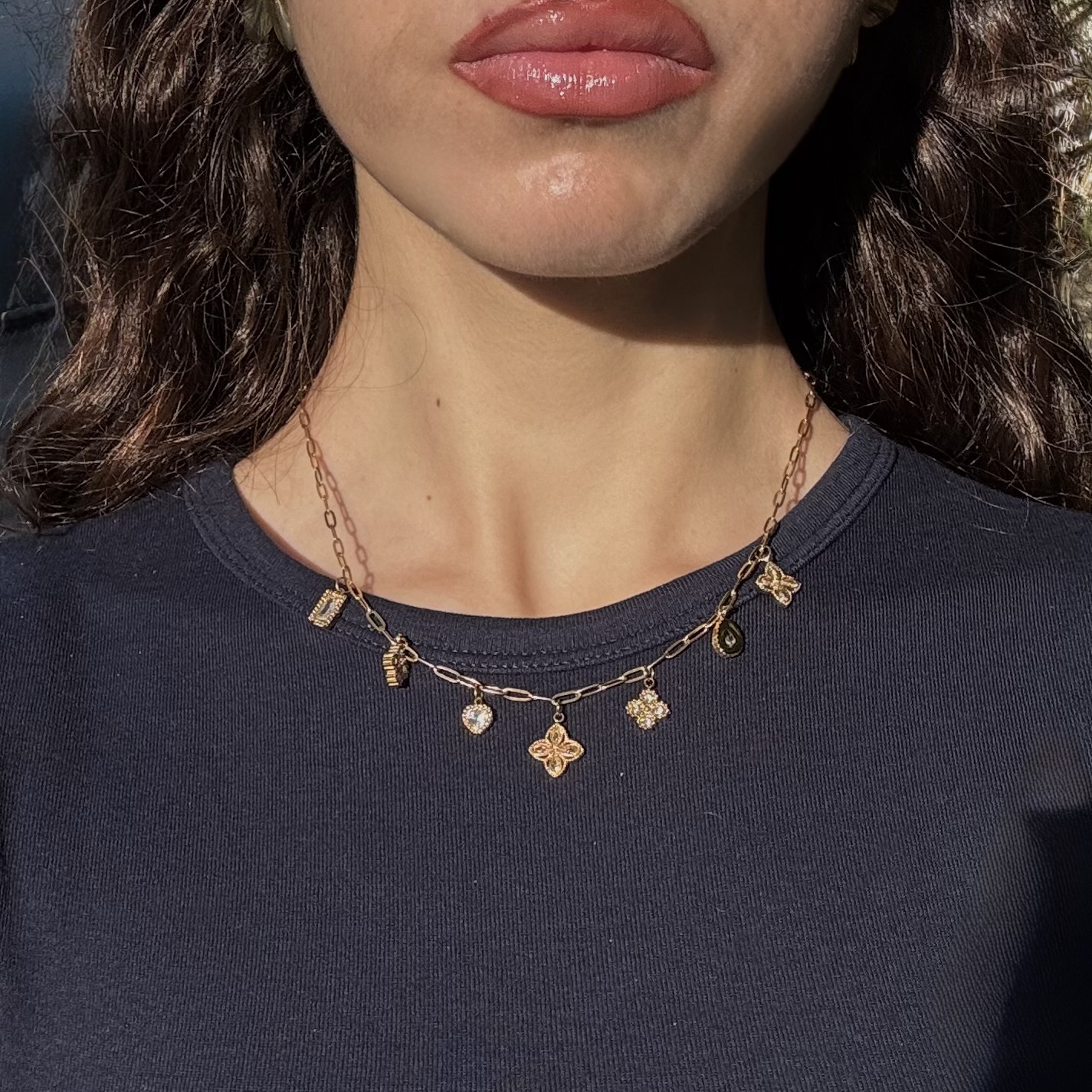 Collier à breloques "Mélissa"