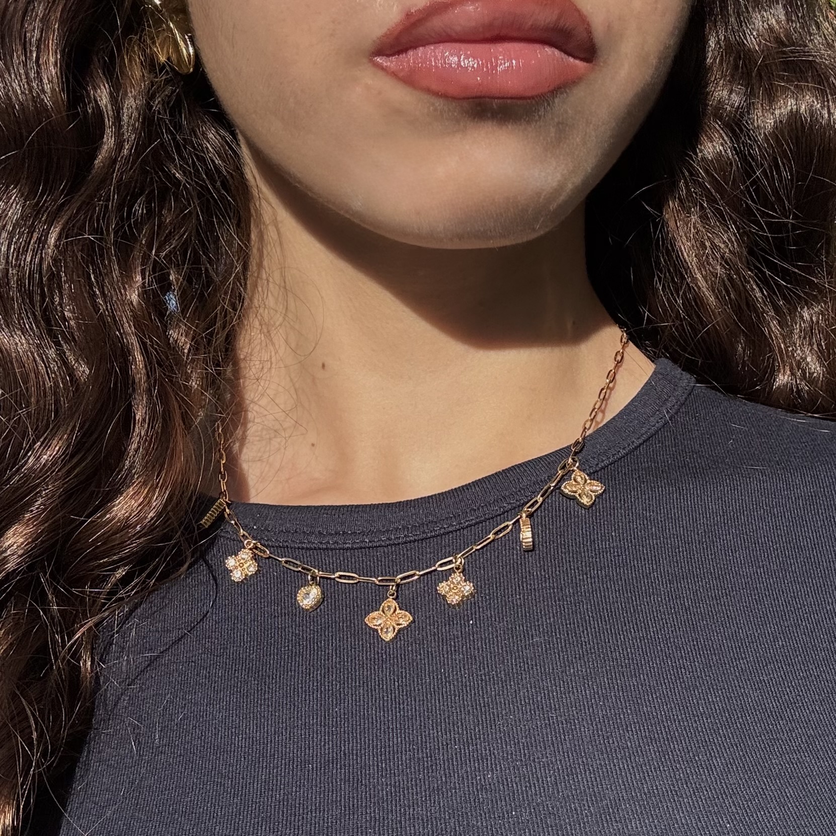 Collier à breloques "Mélissa"