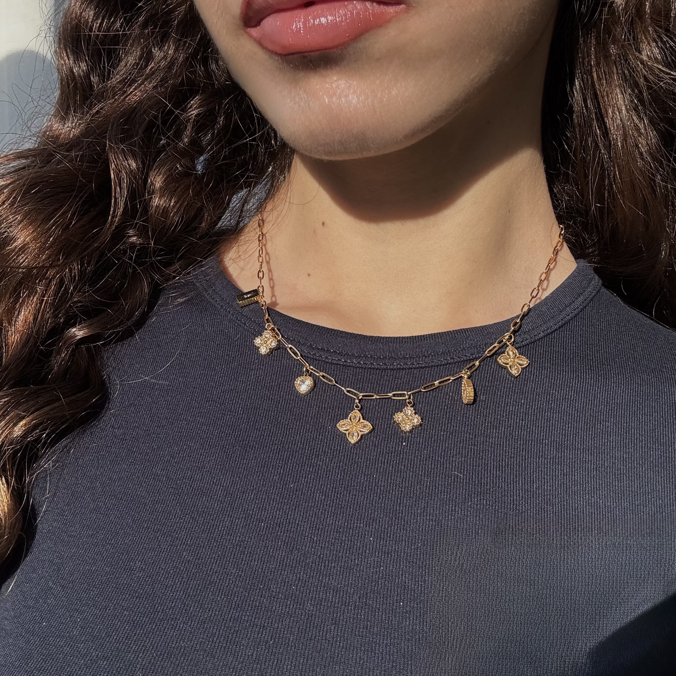 Collier à breloques "Mélissa"