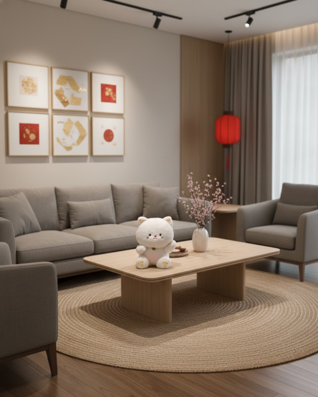 Meowfu the Lucky Cat Study Buddy