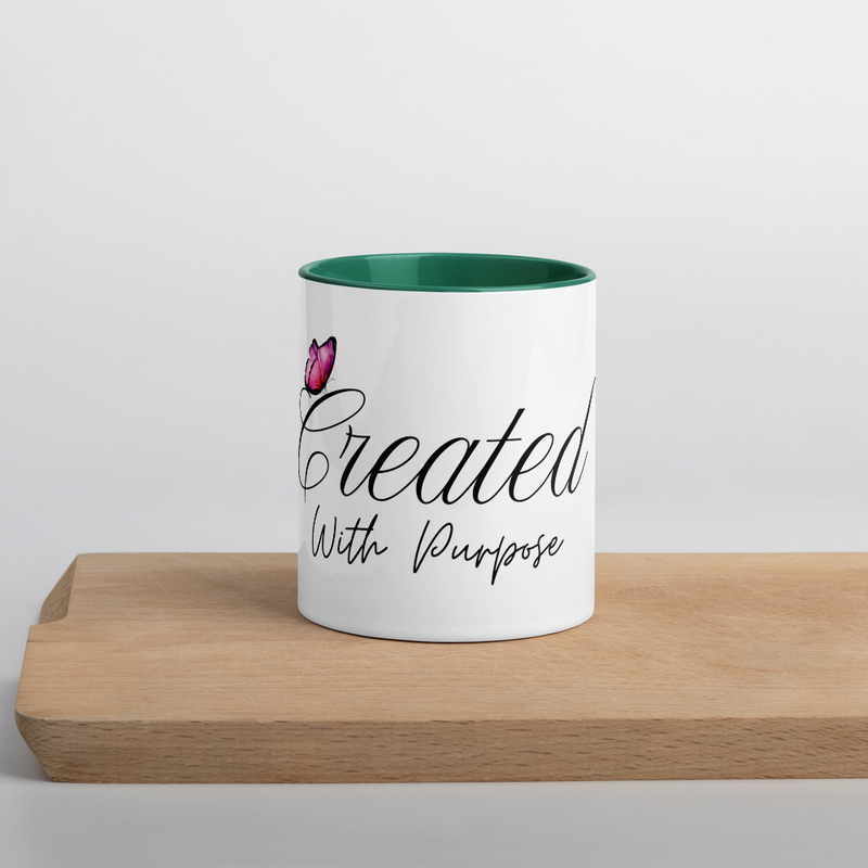 Created with Purpose Mug with Color Inside