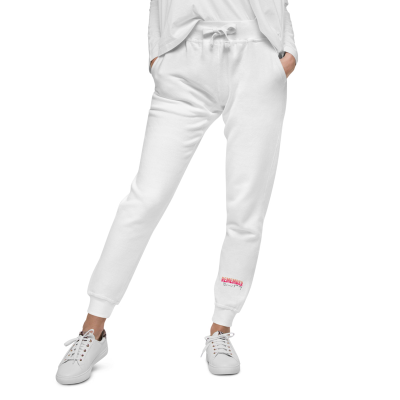 Remember your why fleece sweatpants