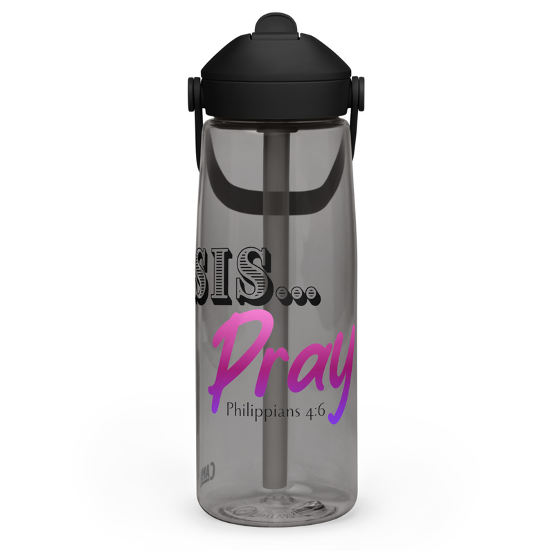 Sis... Pray CamelBak Flip straw water bottle