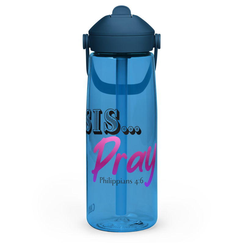 Sis... Pray CamelBak Flip straw water bottle
