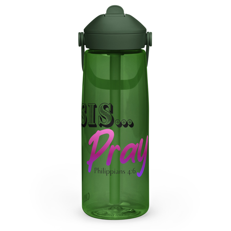 Sis... Pray CamelBak Flip straw water bottle