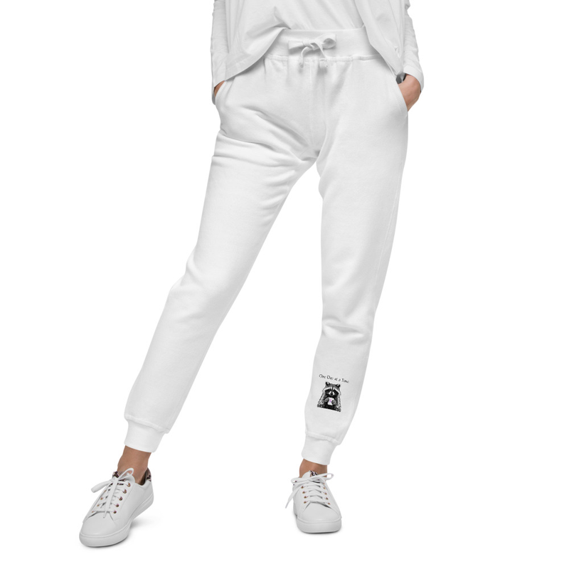 One Day at a Time fleece sweatpants