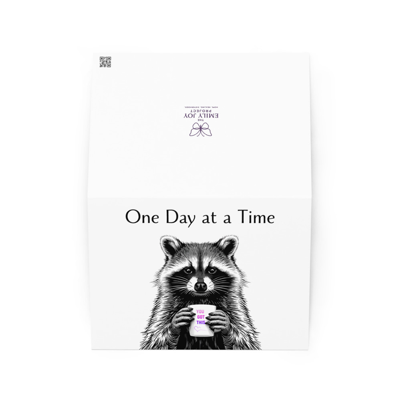 One day at a Time Greeting card