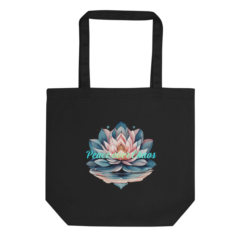 Peace over Chaos Eco Tote Bag