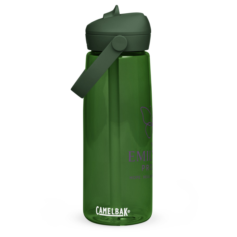 Logo CamelBak Flip straw water bottle